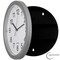 Wall Mounted Plastic Clock with Hidden Storage Door - Secret Interior Compartment, Hidden Safe for Storing Valuables